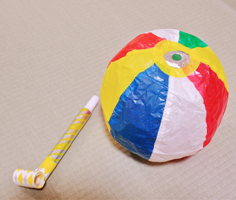 紙風船・吹き戻し